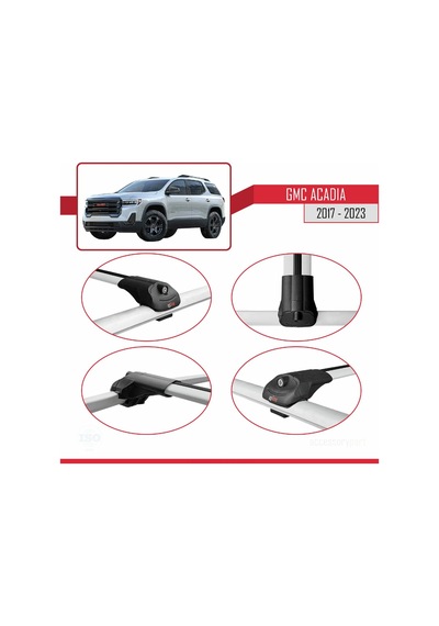 Gmc Acadia 2017-2023 Arası İle Uyumlu Ace-1 Ara Atkı Tavan Barı G