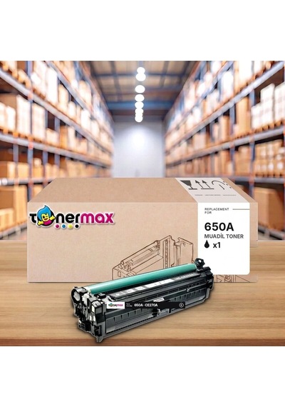 Hp 650a Ce270a Siyah Uyumlu Toner - Çipli / Color Laserjet Enterprise Cp5525 / M750