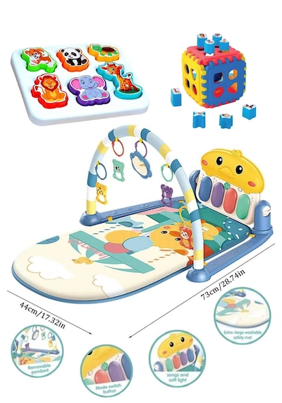 Piyanolu Oyun Halısı Müzikli Jimnastik Merkezi Bultak Set