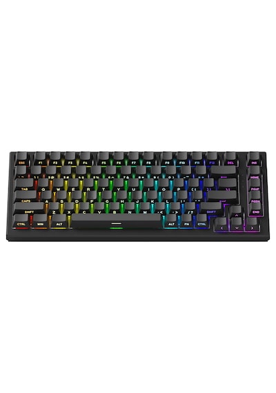 Akko Tac75 He Black %75 Glare Manyetik Switch 8k Hz Hall Effect Argb İngilizce Gaming Klavye