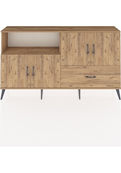 Arges Konsol 4 Raflı Tek Çekmeceli 4 Kapaklı 176x30x99 Çam-çam Çam-çam Arges Konsol 4 Raflı Tek Çekmeceli 4 Kapaklı 176x30x99 Çam-çam Çam-çam