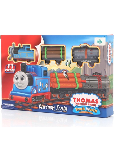 Thomas 11 Parça Pilli Raylı Trend Seti - Çocuk Tren Oyuncak Seti