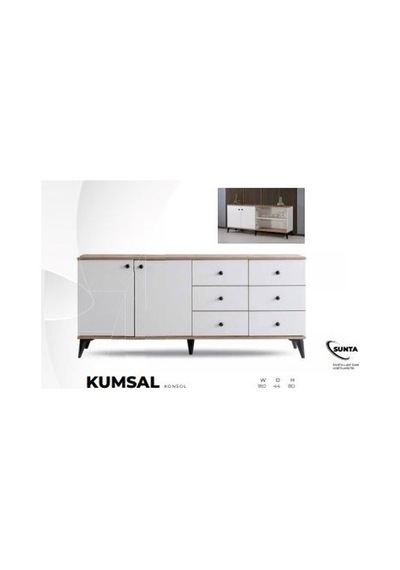 Kumsal Konsol Beyaz