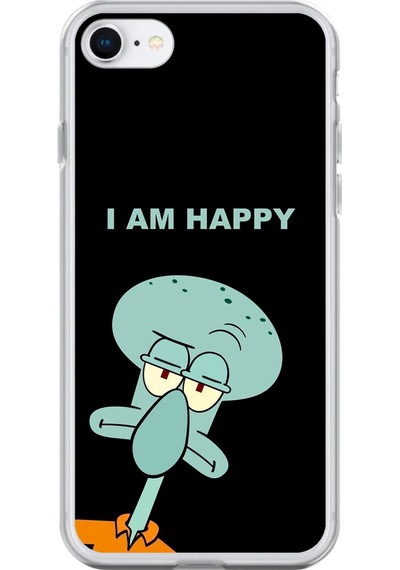 Apple Uyumlu iPhone 6s Plus Şeffaf Kılıf Sponge Bob Tasarımlı 3