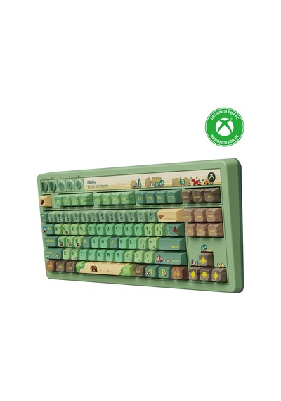 Windows Pc Ve Android İçin Retro 87 Mekanik Klavye, Orman Wonder
