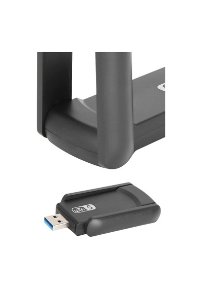 Mey İthalat Mbps Wifi Alıcı Kablosuz Wifi Adaptörü Çift Band Çift Antenli Yeni Nesil