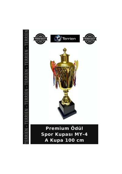 Terrien Premium Ödül Spor Kupası My-4 A Kupa 100 Cm
