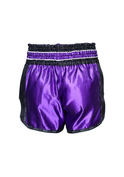 Dragondo Mt3075 Retro Neo Muaythai Şortu Mor Muay Thai Şort Mor