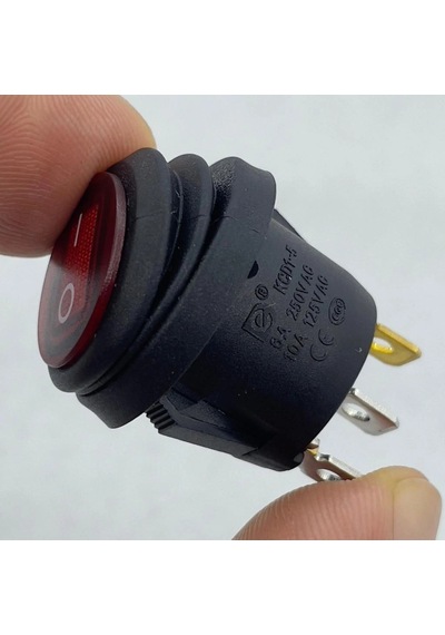 Ic-131w Yuvarlak Işıklı Anahtar Su Geçirmez 3p
