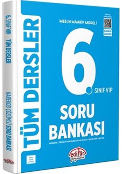 6. Sınıf Vıp Tüm Dersler Soru Bankası / Komisyon