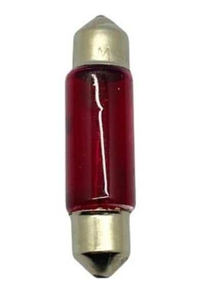 12v Sofit Ampul 5w Uzun Tip 39 Mm Kırmızı