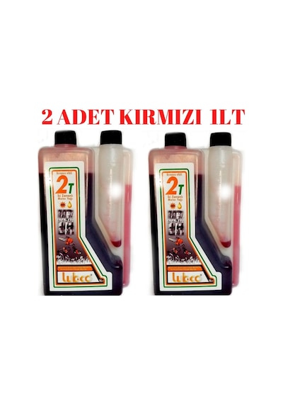 2T Lubco 2 Zamanlı Kırmızı Yağ Ölçekli 1Lt(2 Adet)