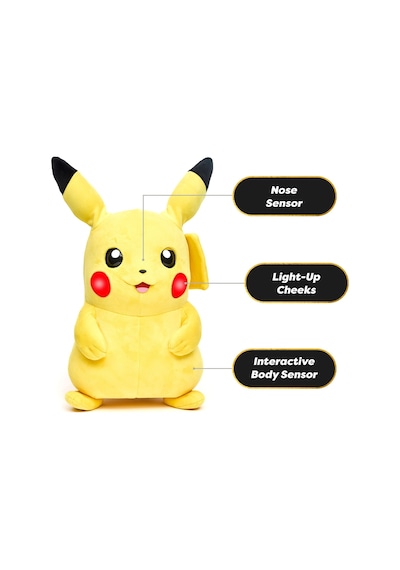 Pikachu Realfx Elektronik Kukla 40 Cm Çok Renkli