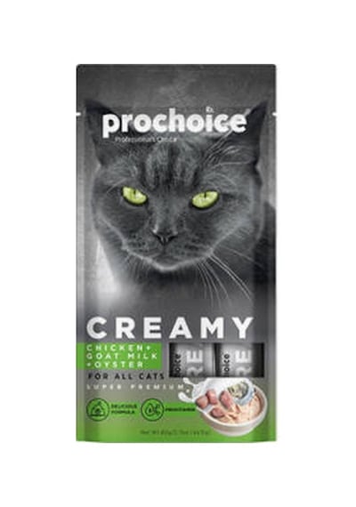 Northcity Creamy Tavuklu Keçi Sütlü Ve İstiridyeli Sıvı Kedi Ödül Maması 4x15 Gr