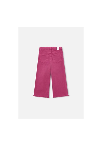Mayoral Kız Çocuk Geniş Paçalı Gabardin Pantolon Pembe 3588