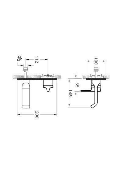 Artema Suit U Ankastre Sıva Üstü Lavabo Bataryası Krom A42487