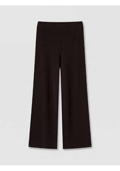 Lcw Modest Kahverengi Beli Lastikli Kadın Triko Pantolon