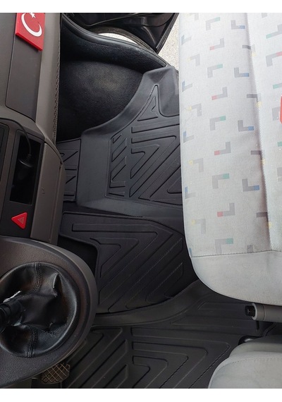 Volkswagen Transporter T6 2015-2019 Premium Seri Araca Özel 3d Havuzlu Oto Paspas