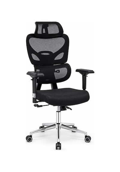 Zeon Büro Ofis Sistemleri // Comfort Ultra Black 4d Krom Kol Yönetici Koltuğu Ofis Çalışma Koltuğu Siyah Zeon Büro Ofis Sistemleri // Comfort Ultra Black 4d Krom Kol Yönetici Koltuğu Ofis Çalışma Koltuğu Siyah