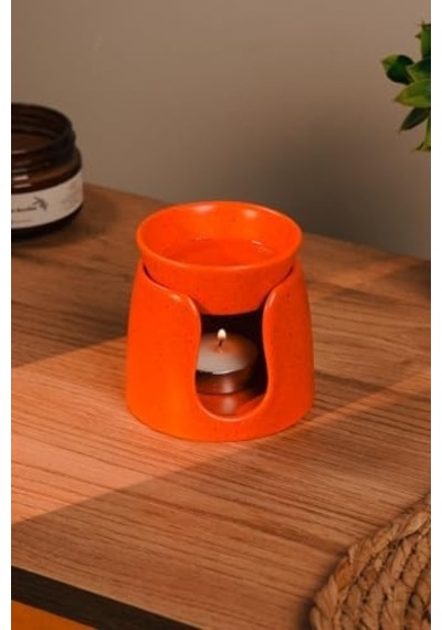 Love Bundles Turuncu Özel Tasarım Seramik El Yapımı Buhurdanlık Mumluk Dekoratif 1 Adet Tealight Mum Ile Turuncu 50 x 22 Love Bundles Turuncu Özel Tasarım Seramik El Yapımı Buhurdanlık Mumluk Dekoratif 1 Adet Tealight Mum Ile Turuncu 50 x 22
