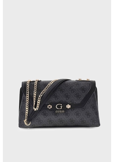 Guess Lindsey Logolu Zincir Askılı Çanta Hwsg9749210 Bayan Çanta Hwsg97 49210 Clo Antrasit