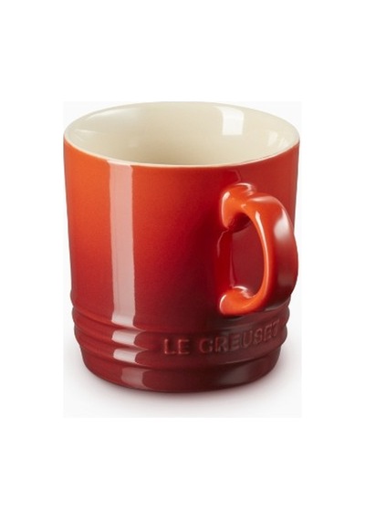 Le Creuset Seramik Cappuccino Kupası Lüks Ve Zarif Kupalar Kırmızı 2