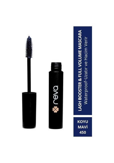 Lash Booster & Full Volume Color Mascara -tam Hacim & Uzatan Renkli Maskara Koyu Mavi 450 Çok Renkli