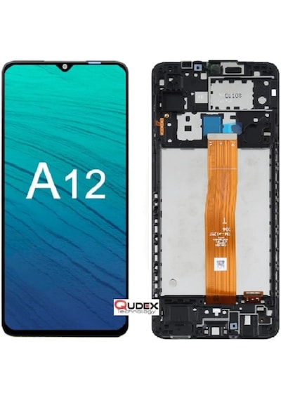 Samsung Galaxy Uyumlu A12 Lcd Ekran Dokunmatik Çıtalı- (SM-A125F)