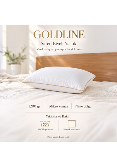 Gold Line Nano Jel Yastık 1200 Gr Beyaz