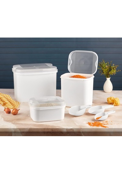Masal Saklama Kabı, Beyaz 10 L + 4, 5 L + 1, 6 L Diğer