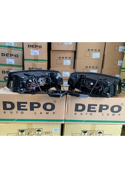 Audı A6 C6 Kasa 2005-2008 Arası Depo Sağ Ve Sol Far Takım D2s Xenon 4f0941029ak / 4f0941030ak