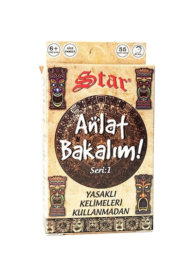 Anlat Bakalım Oyun Kartları Kutu Aile Oyunu Çocuk Oyuncak Zeka Ge