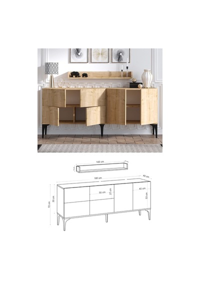 Decormet Stella Konsol Safir Meşe- Dec-20058 Diğer