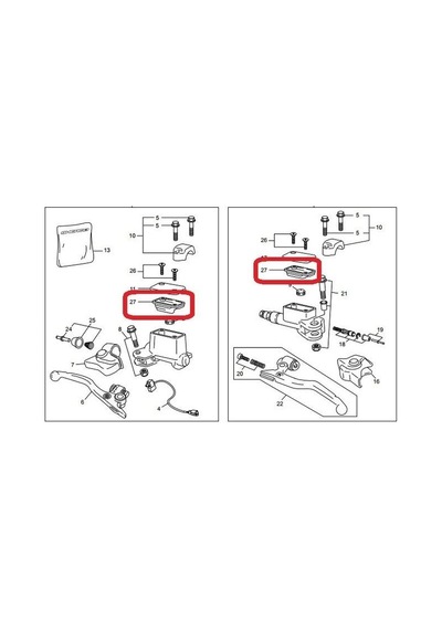 5706 Sherco Brembo Debriyaj/ön Fren Üst Merkez Vakum Lastiği 2t/4t 1ad