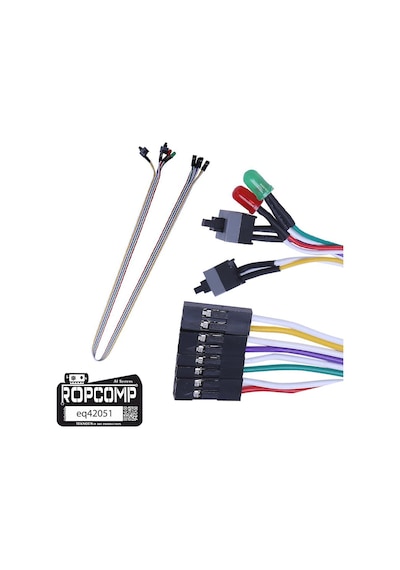 Ropcomp Power, Reset Butonu, Hdd Işlem Led Işıklı Pc Atx Kablo