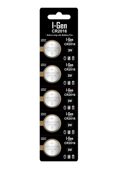 Ayrex Cr2016 Pil 5'li Paket Lityum Düğme Pil 3v 2016