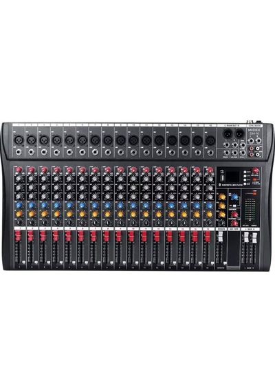 Midex - Deck Mikser 16 Kanal Ses Mikseri (DM-16)