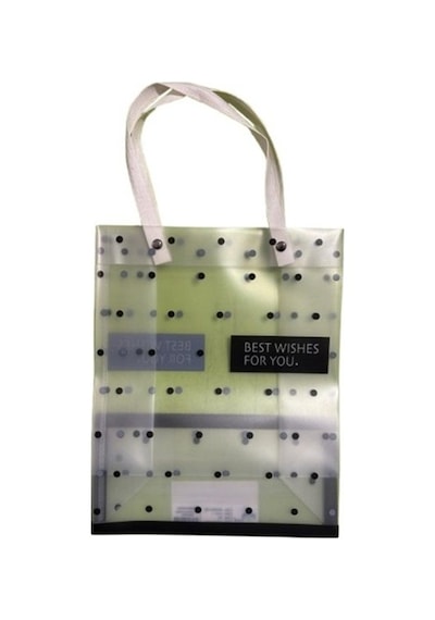 Hediyelik Plastik Çanta Renkli Not-139 19,5x24,5cm