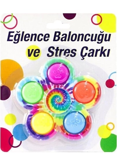 Pop İt Renkli Çarkı