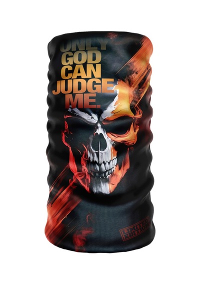 Bebo Store Extreme Spor Motor Ve Bisiklet Kullananlara Özel Desenli Reflektörlü Buf Boyunluk Bandana Balaklava Skull-182 Çok Renkli