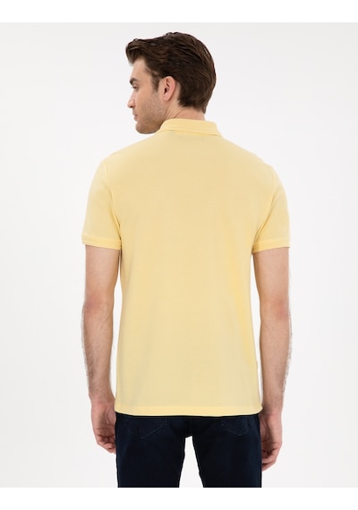 Pierre Cardin Erkek Açık Sarı Tişört Basic 50306448-vr004 Açık Sarı