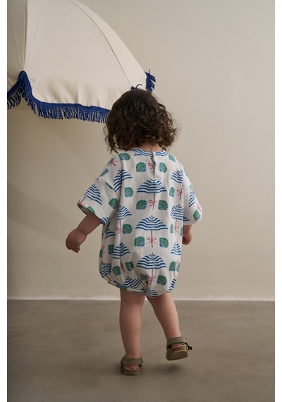 Oh La La Koala Beyaz Comfy Cubs Serisi Oversize Tulum