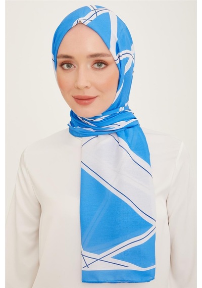 Armine Trend Şal 10003 19 08 Mavi
