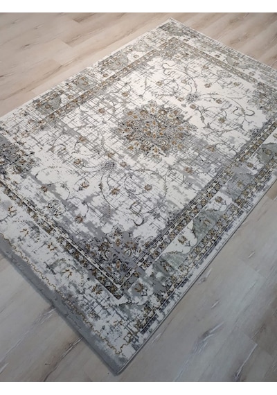 Saray Halı Palet Sh323Lj0 Gri Hardal Halı 160 x 230 CM