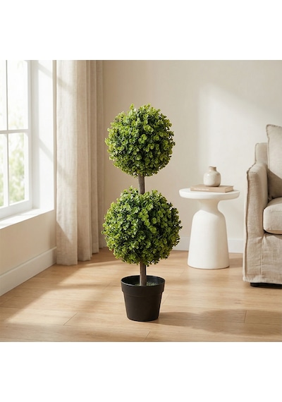 Koçtaş Yapay Bitki Şimşir 70 Cm Çok Renkli