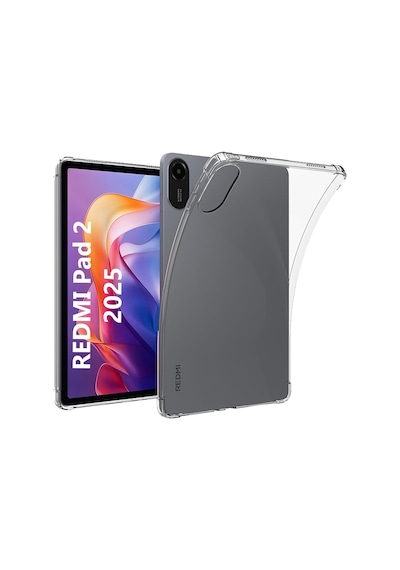 Xiaomi Redmi Pad 2 11 İnç 2025 Tablet Kılıfı Silikon Ekran Koruyucu Dokunmatik Kalem Seti