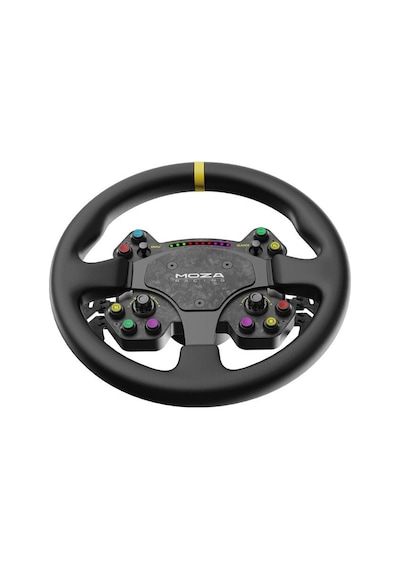 Moza Racing Rs V2 Steering Wheel Yuvarlak Deri Versiyon Direksiyon Simiti