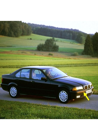 BMW E36 1991-1998 Ön Tampon Bandı Çeki Demiri Kapağı 51111960708