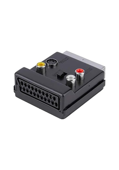 4816 Scart To Rca Tos Av Skart Çevirici Dönüştürücü S-video Adaptör