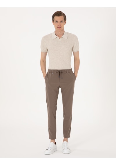 Pierre Cardin Erkek Vizon Pantolon 50305397-vr052 Vizon